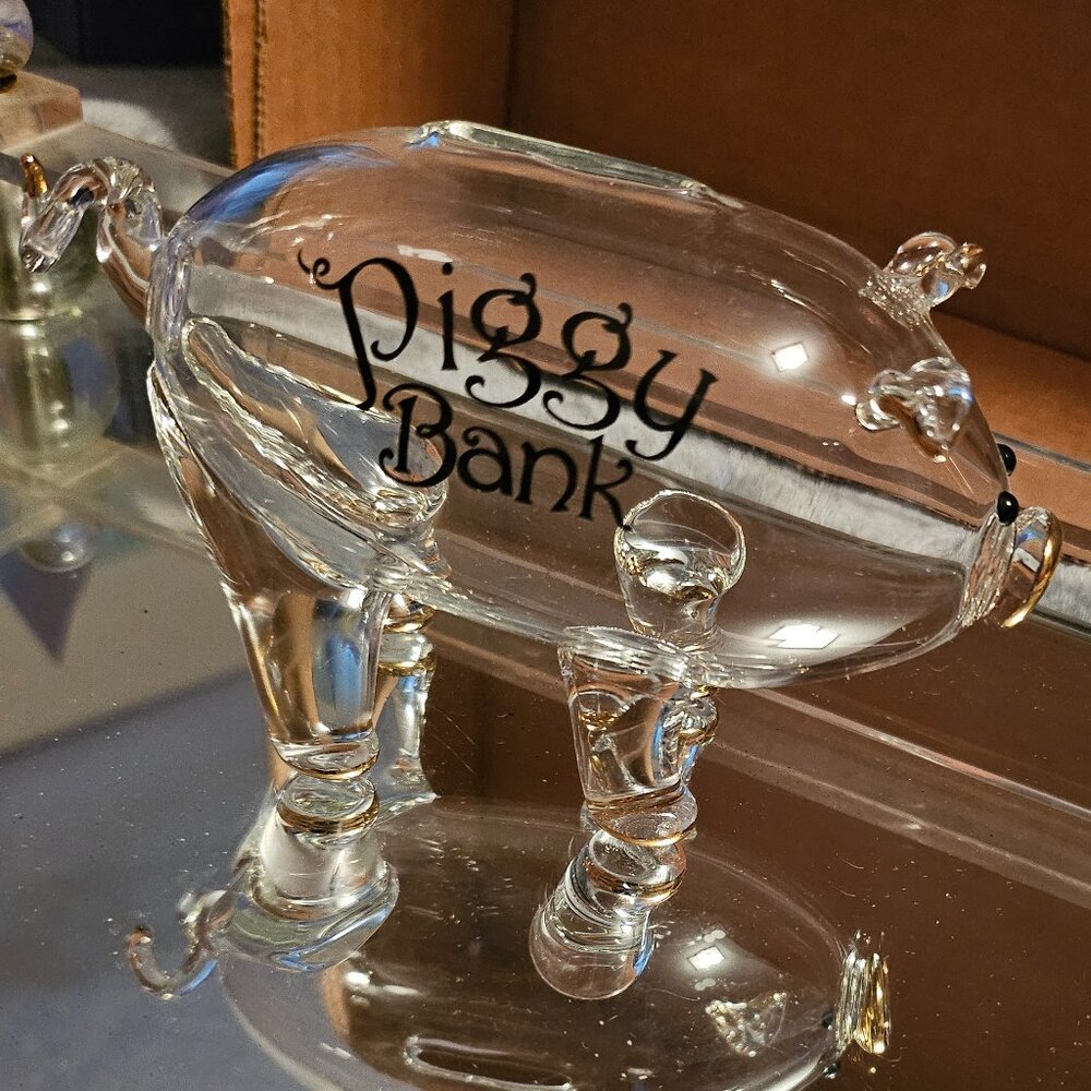 Glass Baron Piggy Bank